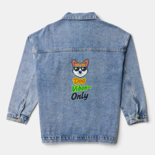 Manteau en denim pour chien