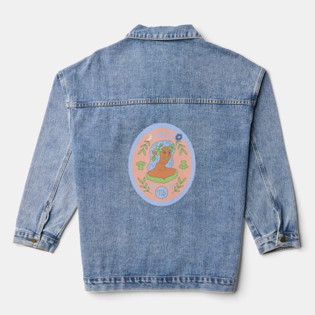 "Manteau en denim Virgo Elegance, (Verso)