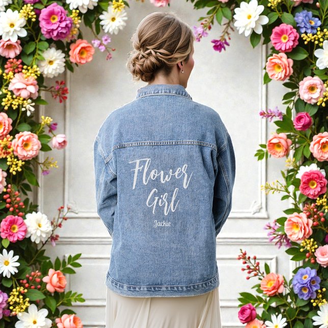 Manteau en jean pour demoiselle d'honneur, mariage (Créateur téléchargé)