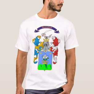 Manteau hongrois de famille de Szabo de T-shirt de