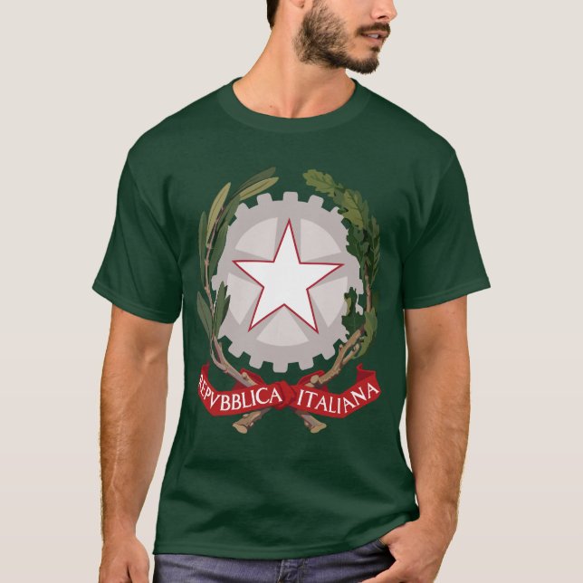 Manteau italien de T-shirt de bras (Devant)