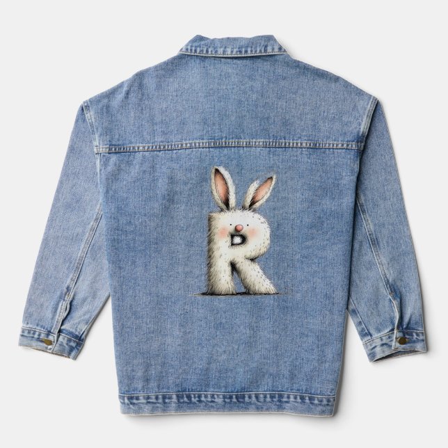 Manteau pour filles avec impression initiale R sty (Verso)
