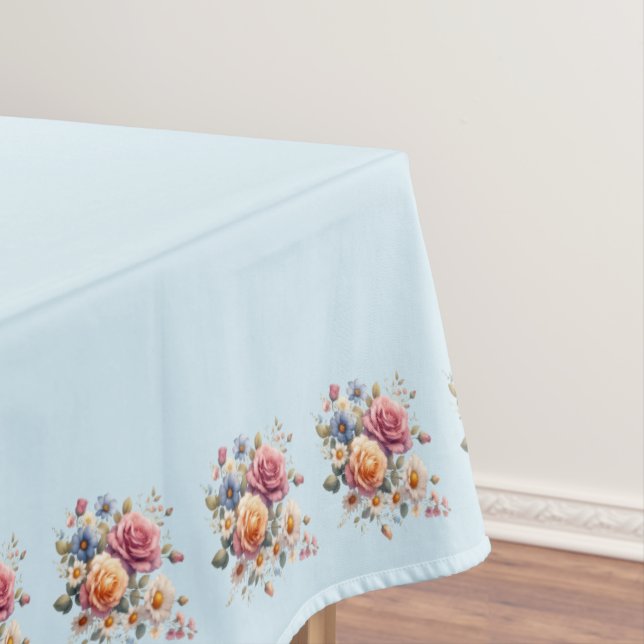 Mantel Azul Flores para Celebrar Tischdecke (Beispiel)