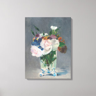 Mantel  Blume in einem Kristallvase, c.1882 Leinwanddruck
