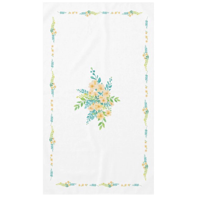 Mantel con diseño "Flores del campo" Tischdecke (Vorderseite)