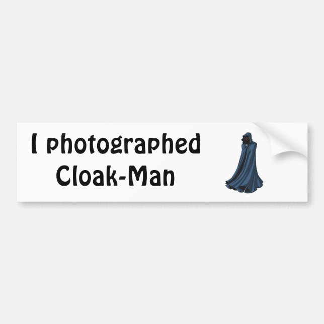 Mantel-Durchgehen, Ic$photographedcloakman Autoaufkleber (Vorne)