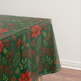 Mantel Navideño Poinsettia Tischdecke
