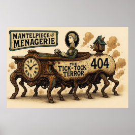 Mantelstück Menagerie (Der Tick-Tock-Fehler) Poster