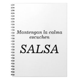 Mantengan la calma notizblock