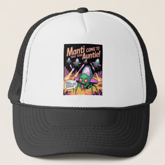 Manti-Alien-Entführungs-Party! Defender-Arcade '81 Truckerkappe