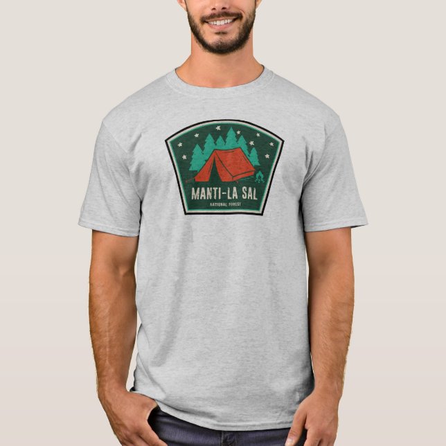 Manti-La Sal National Forest Camping T-Shirt (Vorderseite)