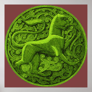 Manticore in grün poster
