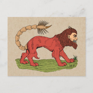 Manticore Postkarte