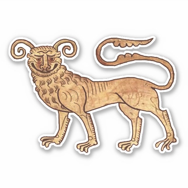Manticore Vinyl Sticker (Vorderseite)