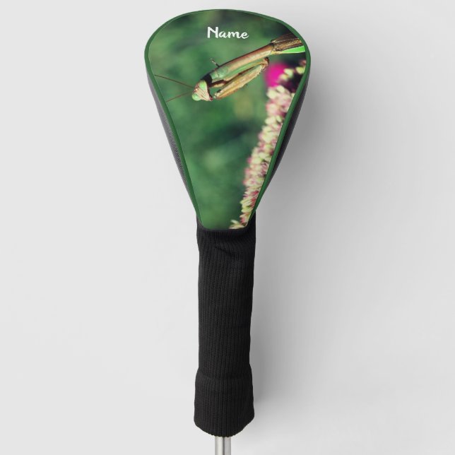 Mantis beten Nah Personalisiert  Golf Headcover (Vorderseite)