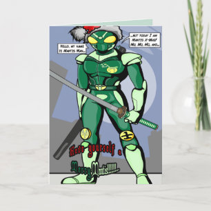 Mantis Man - Carte Merry Mantis