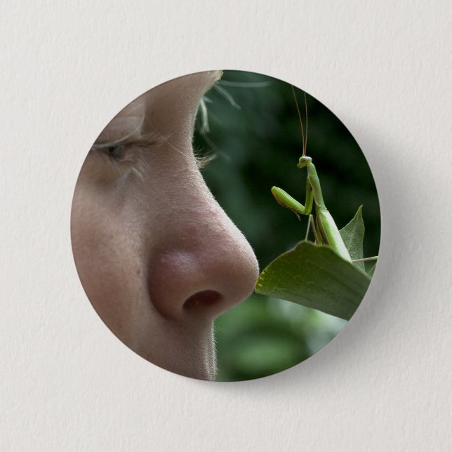 Mantis religiosa button (Vorderseite)