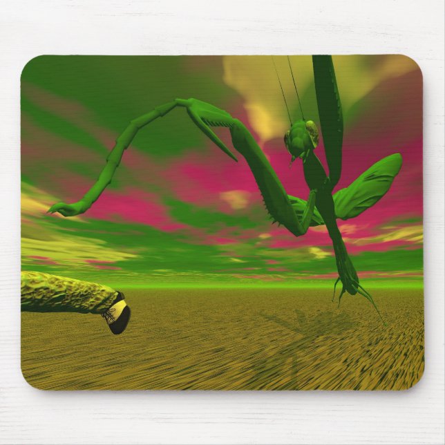 Mantis religiosa mousepad (Vorne)