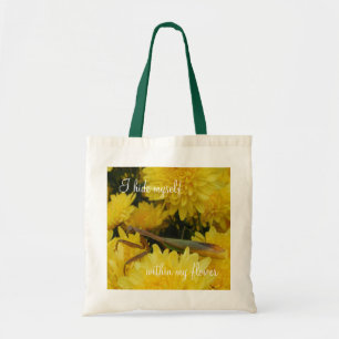 Mantis u. Chrysanthemen - Budget-Tasche #2 Tragetasche