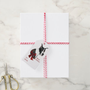 Mantle Great Dane Weihnachten Geschenkanhänger