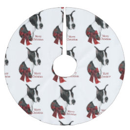 Mantle Great Dane Weihnachten Polyester Weihnachtsbaumdecke