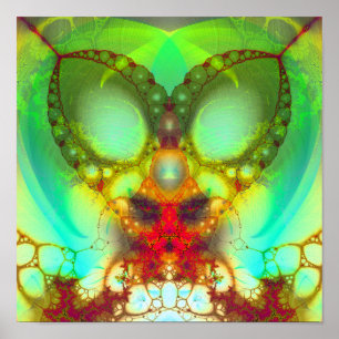 Mantoid Breath Var 3 (12 par 12) Art Print Poster