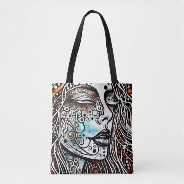 Mantra Bohemisch Meditation Tasche (Vorderseite)