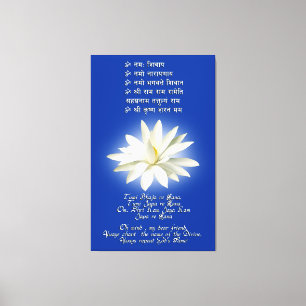 Mantra der Liebe Leinwanddruck