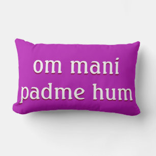 Mantra: om mani padme hum lendenkissen