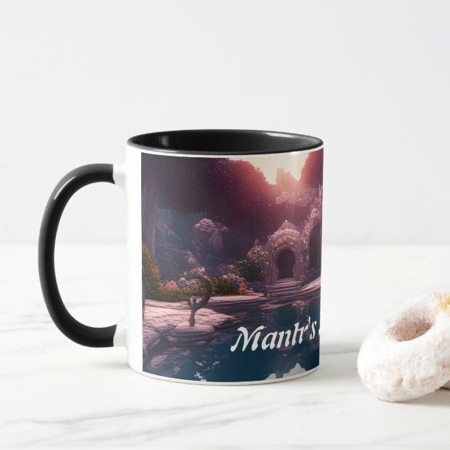 Mantr's Morgentea Tasse (Mit Donut)