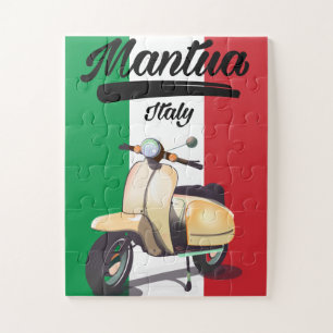 Mantua Italien Reiseplakat