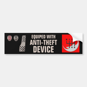 MANUAL Anti-Diebstahl Autoaufkleber
