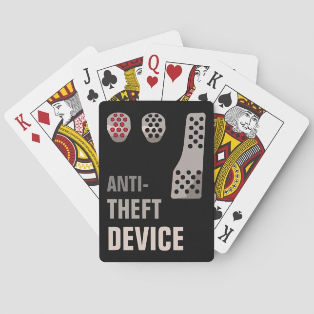 MANUAL Anti-Diebstahl Spielkarten (Rückseite)