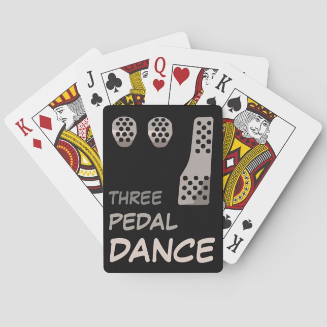MANUAL Transmission - Drei-Pedal-Tanz Spielkarten (Rückseite)