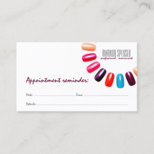 Manucure Clou Salon Blanc Prochain Visite Carte de