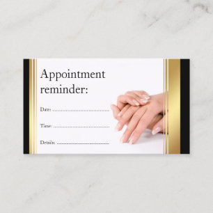 Manucure Clou Salon Blanc Prochain Visite Carte de