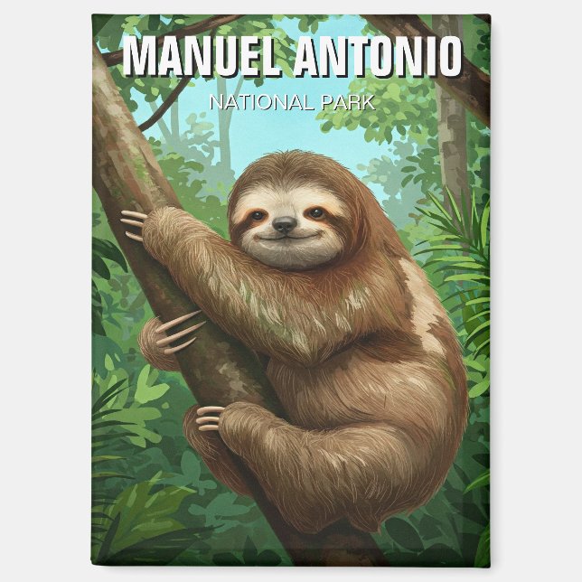Manuel Antonio Nationalpark Costa Rica Reisen Magnet (Vorderseite)