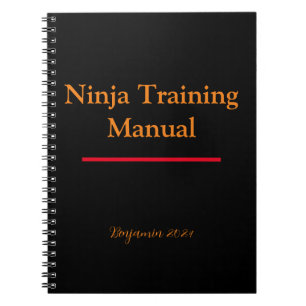 Manuel de formation Ninja Carnets Couverture perso