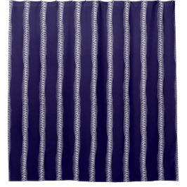 Manuell Gezeichnet Muster der Braid Doodle Duschvorhang
