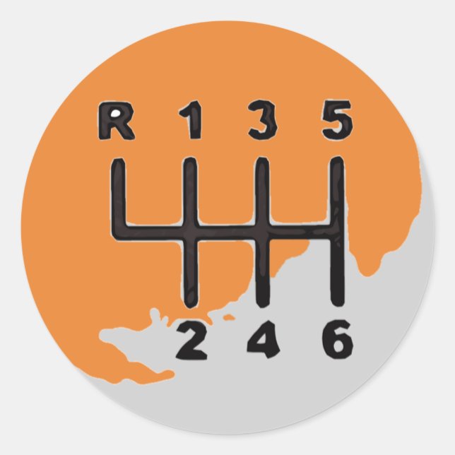 MANUELLE ÜBERMITTLUNG - FARBEN RUNDER AUFKLEBER (Vorderseite)