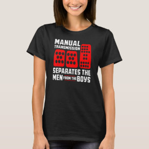 Manuelle Übermittlung von Mens trennt Männer von J T-Shirt