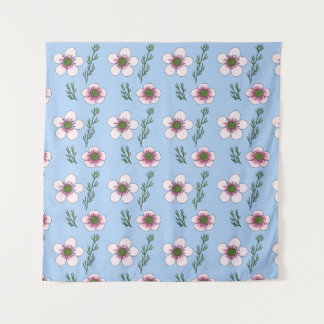 Manuka-Blume Wandteppich