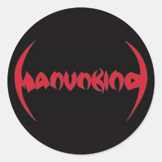 MANUNKIND LOGO ROUND STICKER 3"