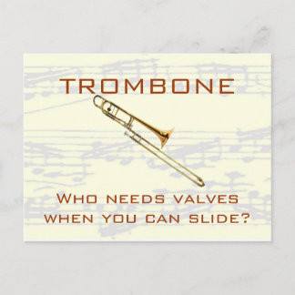 manuscriptbg, t-bone Shirt2, TROMBONE, Wer braucht Postkarte