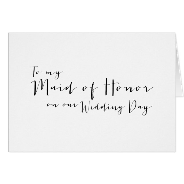 Manuscrit de calligraphie - à mon mariage de dame (Devant Horizontal)