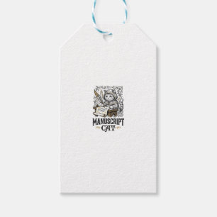 Manuskript Katze Mittelalterliche Manuskript Vinta Geschenkanhänger