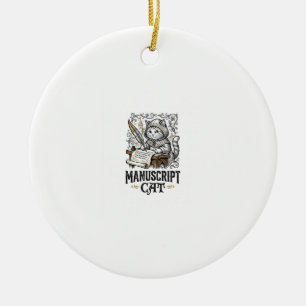 Manuskript Katze Mittelalterliche Manuskript Vinta Keramik Ornament