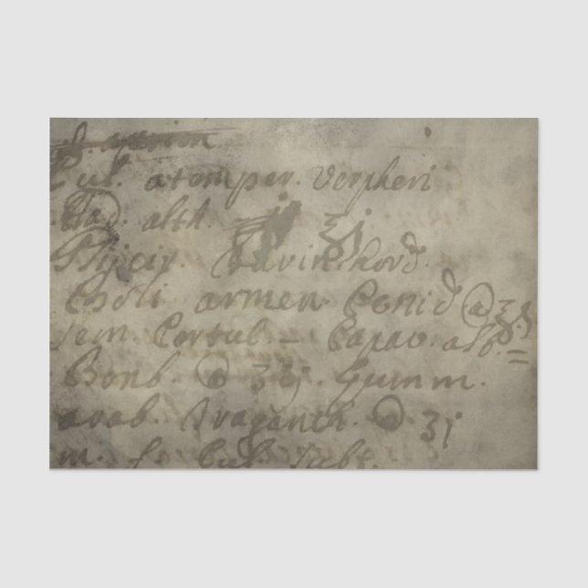 Manuskriptzeitschrift für antikes verblasstes Perg Seidenpapier (Vorderseite)