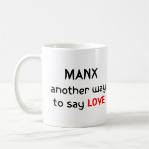 manx amour café tasse