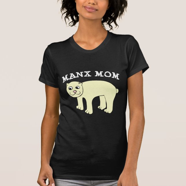 MANX CAT MOM T-SHIRTS (Devant)